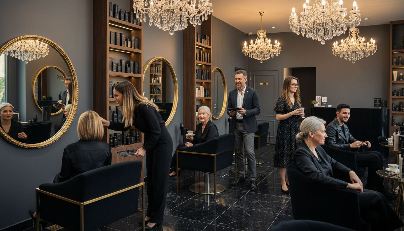 Premium salon interior